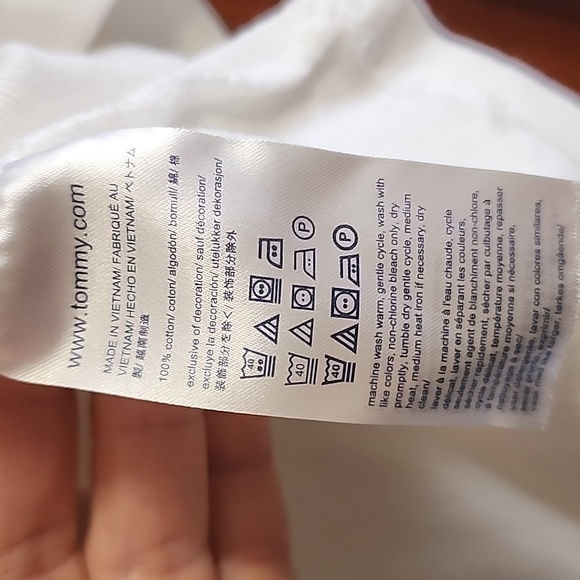 Tommy Hilfiger Baseball Tee Sz XL - Picture 4 of 9